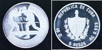 Kuba / Cuba 5 Pesos Republik. -