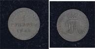 Oldenburg Cu 1 Pfennig Paul Friedrich August 1829-1853. -