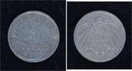 Kleinm&uuml;nzen 5 Pfennig 1915 D Vorz&uuml;glich - Stempelglanz 15,00 EUR  Excl. 5,00 EUR Verzending