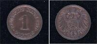 Kleinm&uuml;nzen 1 Pfennig 1897 E Vorz&uuml;glich - Stempelglanz 75,00 EUR  Excl. 7,00 EUR Verzending