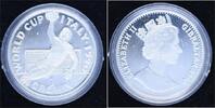 Gro&szlig;britannien-Gibraltar 1 Crown 1990 Polierte Platte in Kapsel 65,00 EUR  Excl. 7,00 EUR Verzending