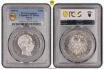 Sachsen 5 Mark 1899 E Albert 1873-1902. Leicht gereinigt. Stempelglanz 1500,00 EUR  Excl. 7,00 EUR Verzending