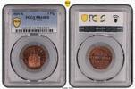 Brandenburg-Preußen Wilhelm I. 1861-1888. Cu 3 Pfennig 1869  A PCGS PR64RB. Polierte Platte