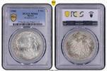 Baden Friedrich I. 1856-1907. 5 Mark 1906 PCGS MS66. Feiner Stempelglanz