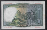ESPAÑA/ESPAGNE. 100 Pesetas. 25/04/1931.(1938) .Sans série . VF+.