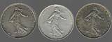 FRANCE. 5 Francs. 1967,68,69. O. ROTY. 3 EX. Von gutes VF-EF.