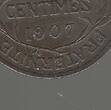 FRANCE. 2 Centimes. 1907. Daniel Dupuis. Tréflée. Treflierte Münze . aEF.