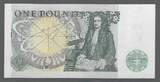 ENGLAND. ANGLETAIRE.(UK). 1 Pound. (1981) REINE ÉLISABETH II. Serie: DU73  . Fast NEU. AU-55.