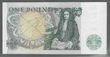 ENGLAND. ANGLETAIRE.(UK). 1 Pound. (1981) REINE ÉLISABETH II. Serie: DW49  . Fast NEU. AU-55.