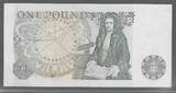 ENGLAND. ANGLETAIRE. (UK). 1 Pound. (1978) REINE ÉLISABETH II. Serie: E14 . Fast NEU. AU-55.