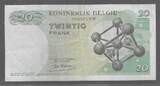 BEIGIË/BELGIEN/BELGIQUE. 20 Frank, Francs. 15/06/1964. ROI BAUDOUIN 1er . Serie: 1 W . VF