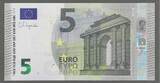 E.C.B., B.C.E. . 5 €uro. (2020) Code court, Kurtzcode: N020B6 . Fast NEU. AU-55.