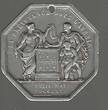 FRANCE. 19 Jahrhundert. 19ème siè 4 Jetons. Banque, Notaires, Assurance. 4 Token. Bank, Notar, Versicherung . VF/EF. Schön (Loch)