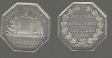 FRANCE. 19 Jahrhundert. 19ème siè 4 Jetons. Banque, Notaires, Assurance. 4 Token. Bank, Notar, Versicherung . VF/EF. Schön (Loch)