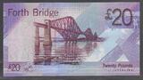 SCOTLAND/ECOSSE 20 pounds 17.09.2007 Sir Walter Scott. Bank of Scotland plc. Serie: AB. UNC-