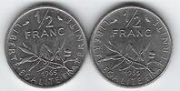 FRANCE 1/2 Franc O.Roty. Fein, Dick. Fin, épais . -