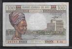 MALI 100 Francs Alphabet: Y.14 . Banque de France Nummerierung . Numérotation BdF . -