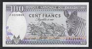 RWANDA 100 Francs Serie: Z . Zebras. Zèbres . -