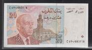 MAROC 20 Dirhams Roi Hassan II . Dünnes WZ*. Filigrane mince* . -