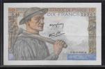 FRANCE . 10 Francs Mineur, Minenarbeiter. Alphabet S.46 . -