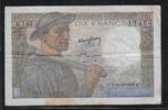 FRANCE . 10 Francs Mineur. Minenarbeiter. Alphabet: K.143 . -