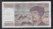 FRANCE . 20 Francs DEBUSSY. Komponist, Compositeur. Alphabet: T.008 . -