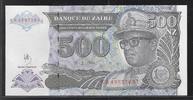 ZAÏRE 500 Nouveaux Zaïres Maréchal Mobutu Sese Seko. Série: XA/L . -