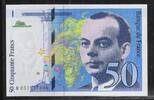 FRANCE . 50 Francs Antoine de Saint-Exupéry. Flieger,Schriftsteller. Aviateur, écrivain Série: R051 -