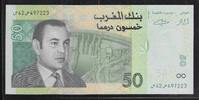 MAROC 50 Dirhams Roi MOHAMMED VI . -