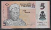 NIGERIA 5 Naira Serie: YE . Polymer . -