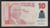 NIGERIA 10 Naira Serie: CW . Polymer . -