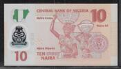 NIGERIA 10 Naira Serie: BQ . Polymer . -