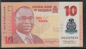 NIGERIA 10 Naira Serie: BQ . Polymer . -