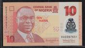 NIGERIA 10 Naira Serie: BQ . Polymer . -