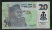 NIGERIA 20 Naira Serie: BF . -