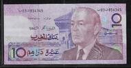 MAROC 10 Dirhams Roi HASSAN II . -