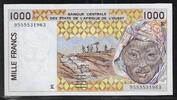 BCÉAO. 1000 Francs .K=SÉNÉGAL. Signature: 27 . -