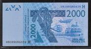 BCÉAO. 2000 Francs . H=NIGER. Signature: 35 . -