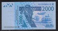 BCÉAO. 2000 Francs . H=NIGER. Signature: 35 . -