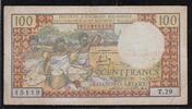 MADAGASIKARA/MADAGASCAR 100 Francs/20 Ariary trois jeunes femmes qui tissent du coton. Alphabet: T.29 . -