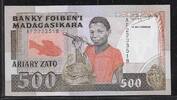MADAGASIKARA/MADAGASCAR 500 Francs/(100) Ariary Zato Jeune pêcheur. Junger Fischer. Serie: AF . -