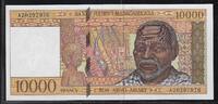 MADAGASIKARA/MADAGASCAR 10000 Francs/2000 Ariary Alter Mann aus Madagascar. Vieil homme malgache. Serie: A . -