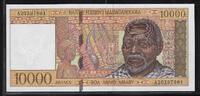MADAGASIKARA/MADAGASCAR 10000 Francs/2000 Ariary Alter Mann aus Madagascar. Vieil homme malgache. Serie: A . -