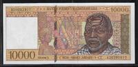MADAGASIKARA/MADAGASCAR 10000 Francs/2000 Ariary Alter Mann aus Madagascar. Vieil homme malgache. Serie: A . -