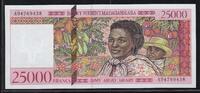 MADAGASIKARA/MADAGASCAR 5000 Ariary/25000 Francs Junge madagassische Frau und Kind. Jeune femme malgache avec enfant. Serie: A . -
