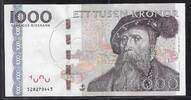 SVERIGE/SUÈDE. 1000 Kronor GUSTAV VASA. Régent puis Roi. Regent und dann Kônig . -