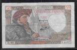 FRANCE . 50 Francs JACQUES CŒUR. Alphabet: J.143 . -