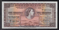 BERMUDA/BERMUDES. 5 Shillings Reine Élisabeth II . Serie: B/1 . -