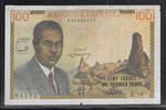 CAMEROUN 100 Francs 1. PRÉSIDENT, AHMADOU AHIDJO . Alphabet: Z.18 . -