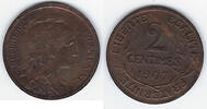 FRANCE . 2 Centimes. Fauté (du 2 au E) . -